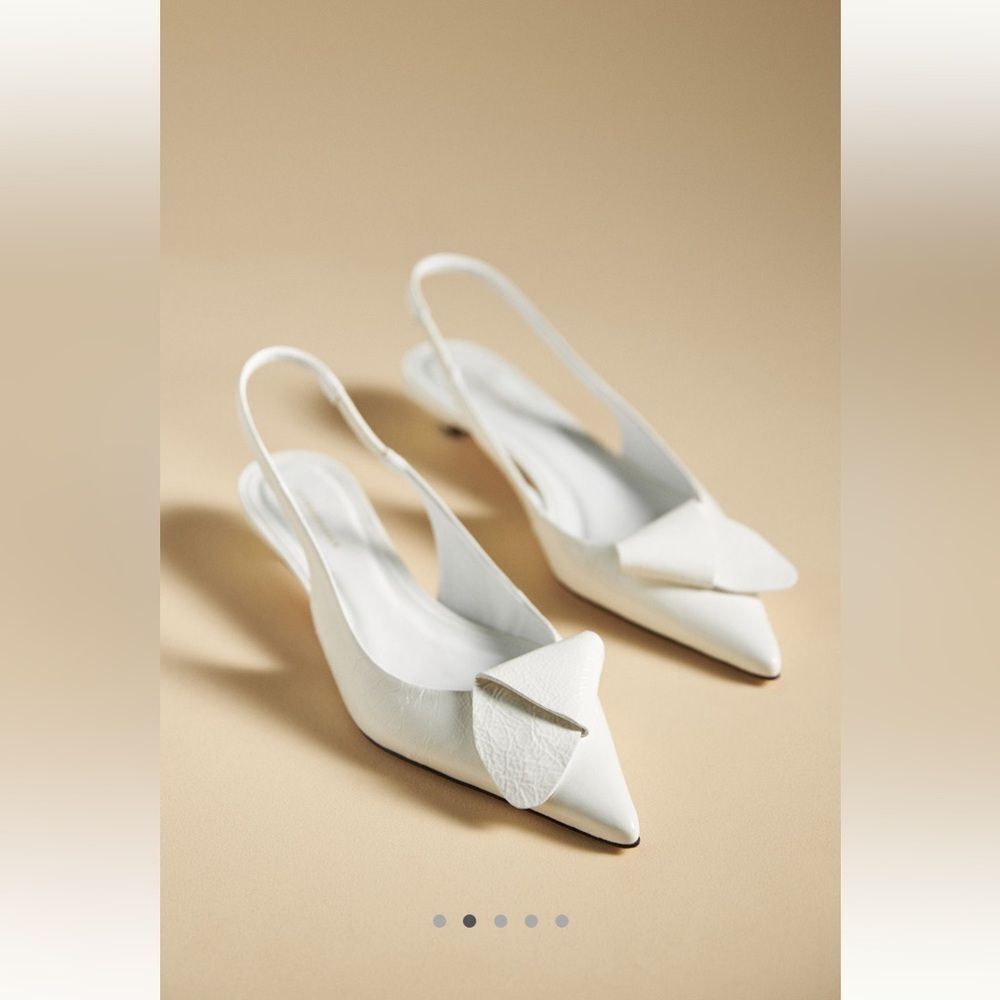 By Anthropologie 3D Slingback Heels